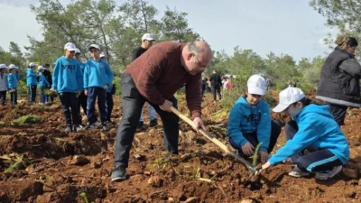 Cumhurbaşkanlığı tarafından düzenlenen “Yeşil Bir Kıbrıs” ağaç dikme etkinliği, ülkenin
