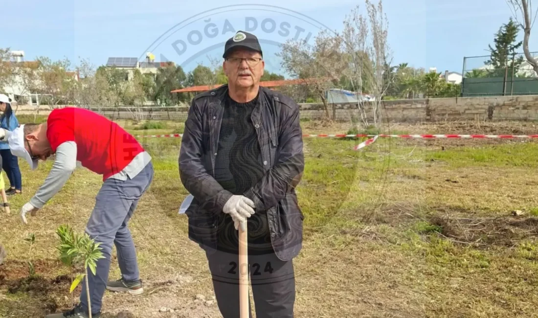 Kıbrıs’ın kuzeyinde 1 Nisan kapsamında düzenlenen fidan dikim etkinlikleri, çevre