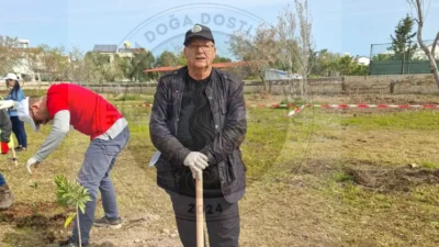 Kıbrıs’ın kuzeyinde 1 Nisan kapsamında düzenlenen fidan dikim etkinlikleri, çevre